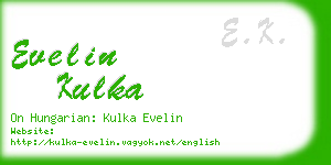 evelin kulka business card